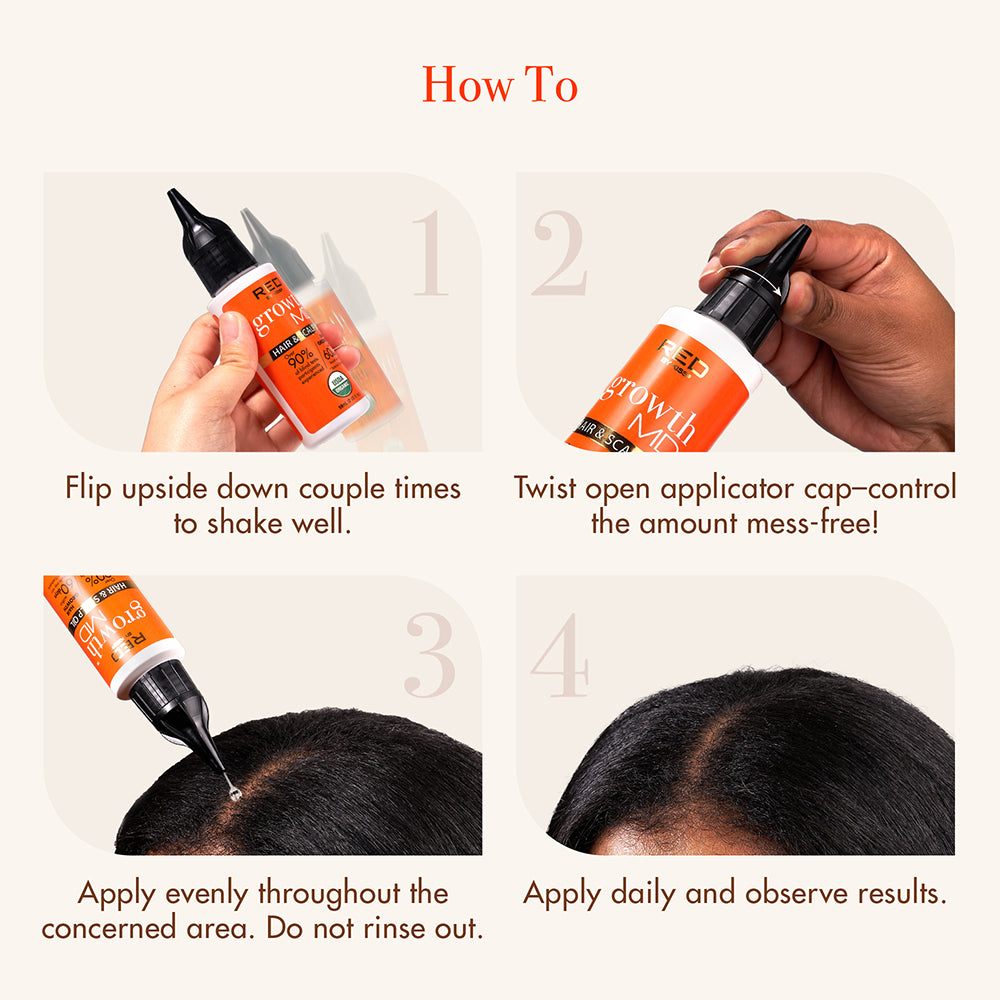 Red by Kiss Growth MD Hair and Scalp Oil