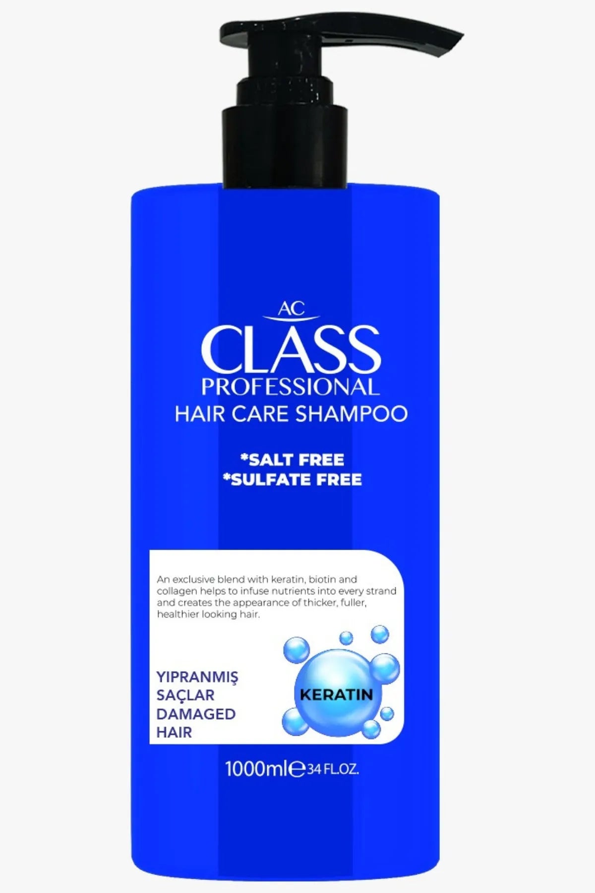 AC Class Keratin (Damaged Hair) Shampoo 1000 ml