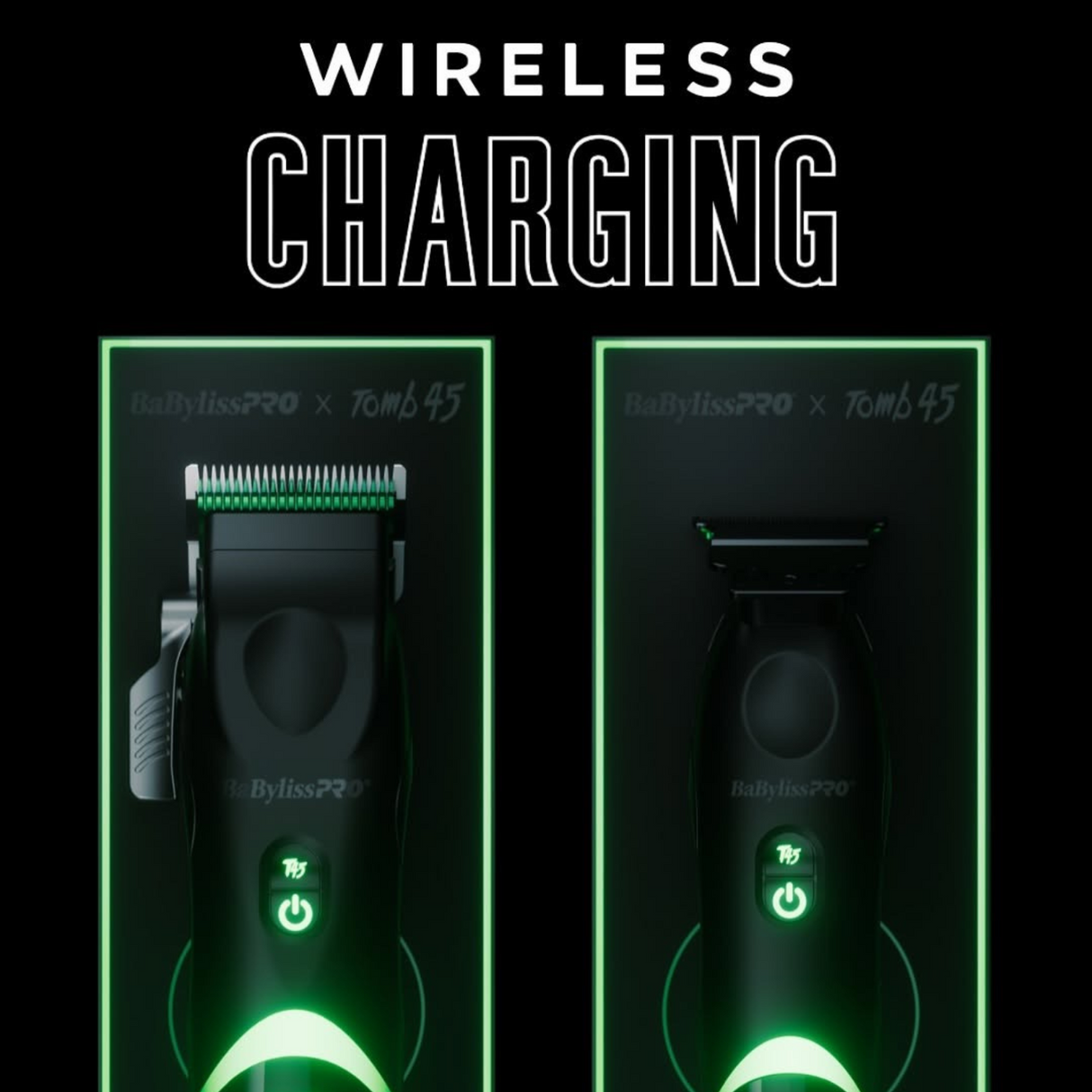 BabylissPro x Tomb45 Wireless Charging Clipper