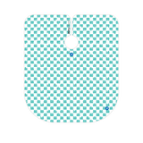 Barber Flow Dripped Checker Cape - Turquoise