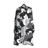 Barber Flow Camo Cape - Charcoal