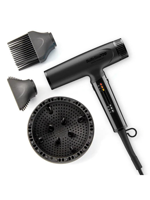 BabylissPro High Speed Nano Light Matte Black Hair Dryer