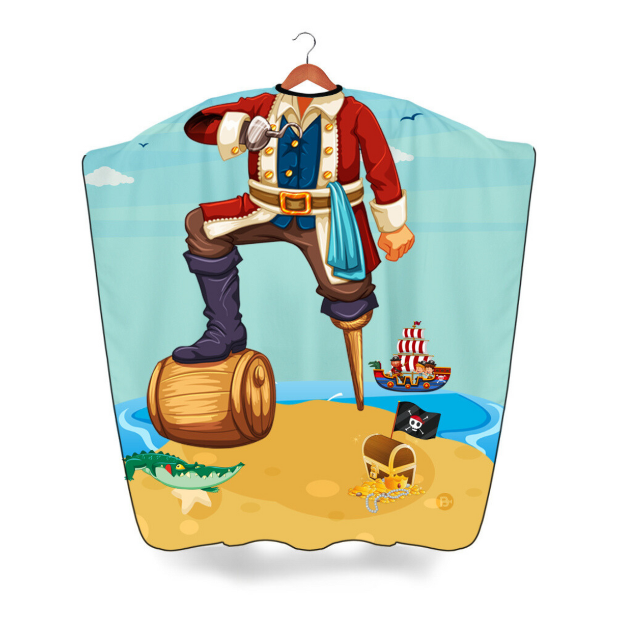 Barber Flow Pirate Jack Kids Cape