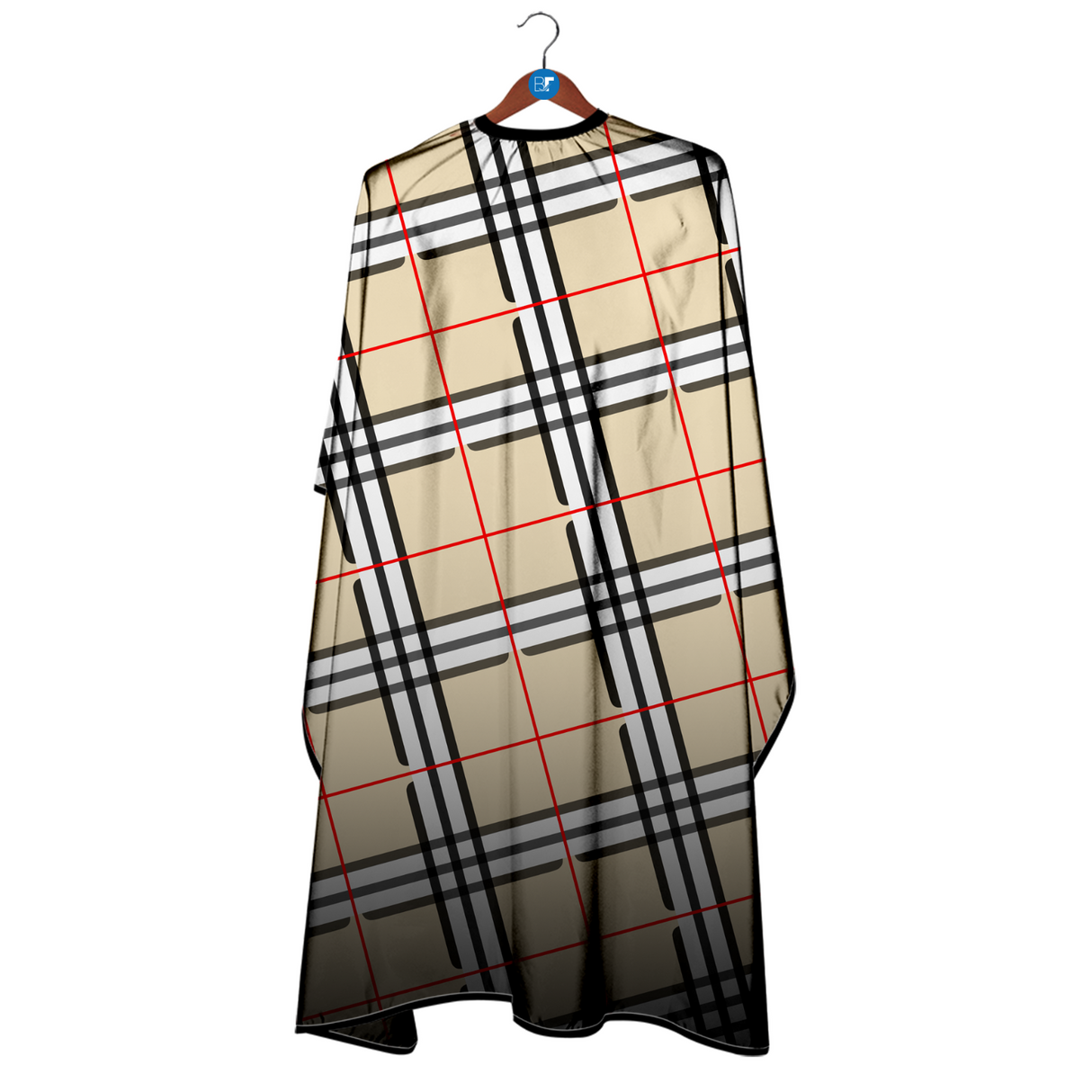 Barber Flow Plaid Cape