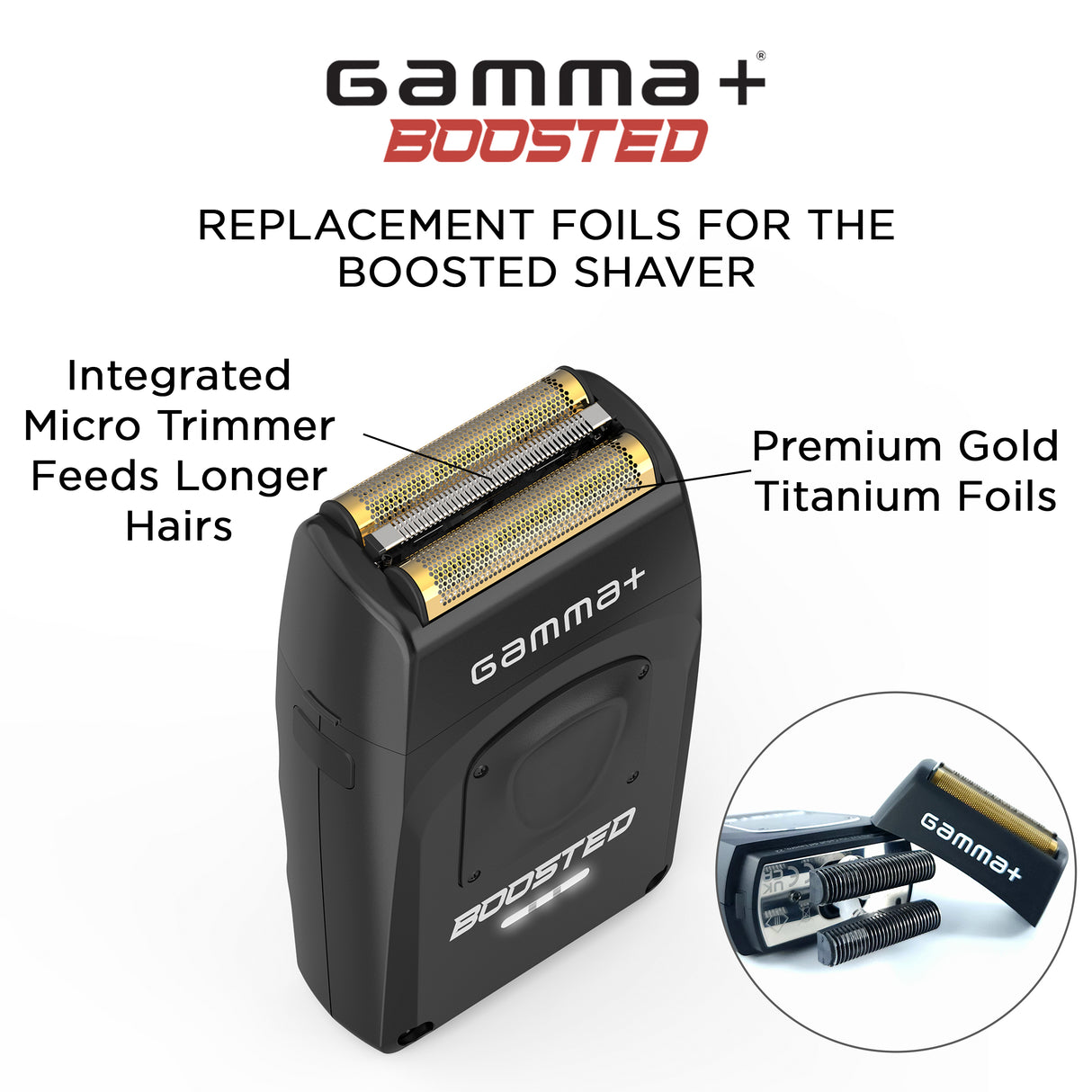 Gamma+ Boosted Foil Shaver Replacement Foil