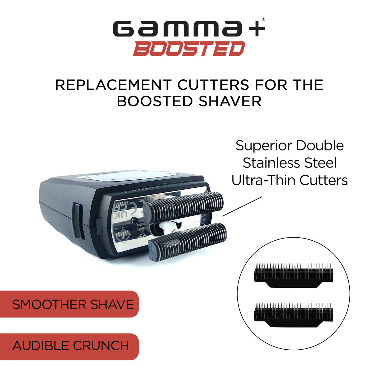 Gamma+ Boosted Foil Shaver Replacement Cutters