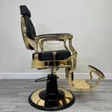 Geneva Gold Barber Chair