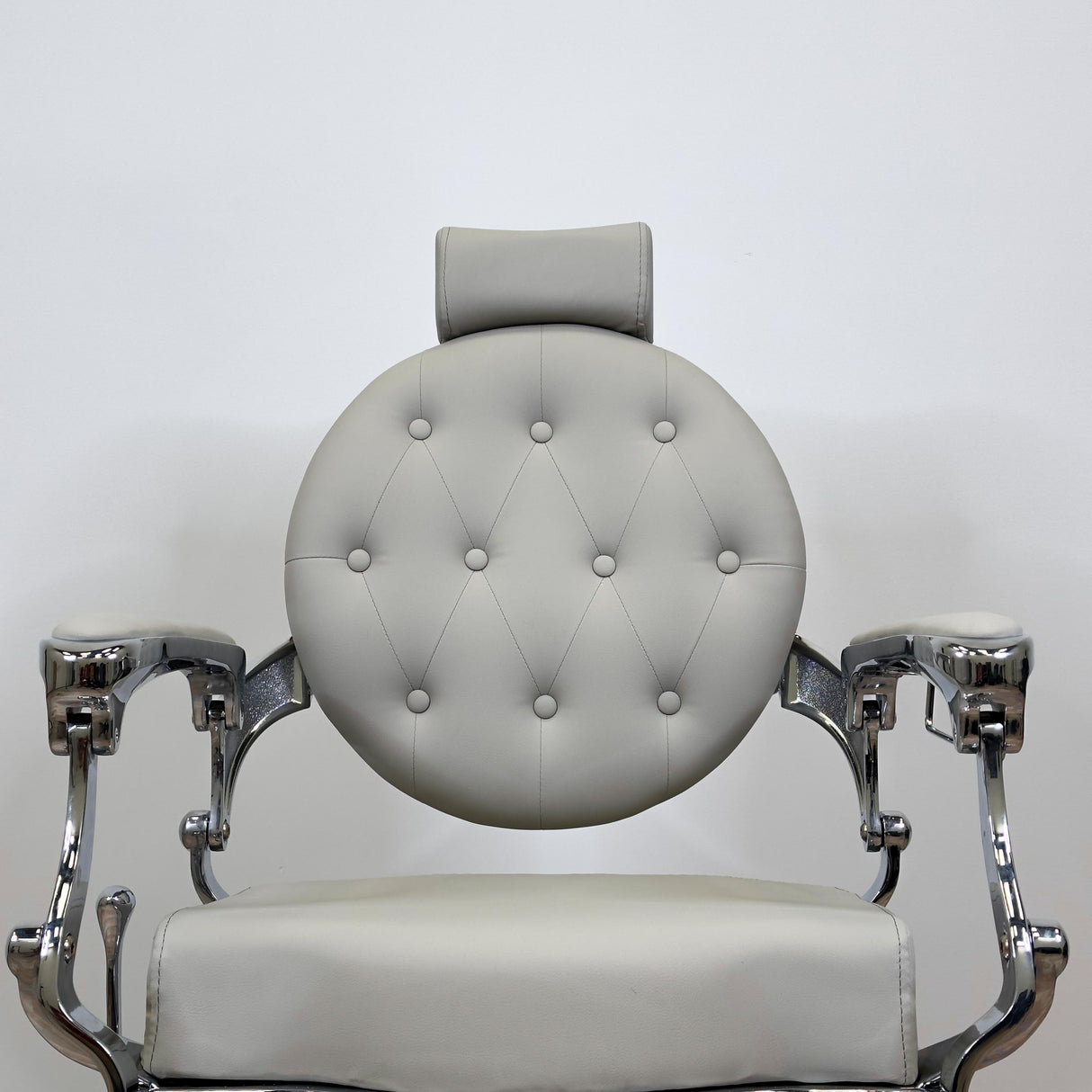 Santana Silver Barber Chair