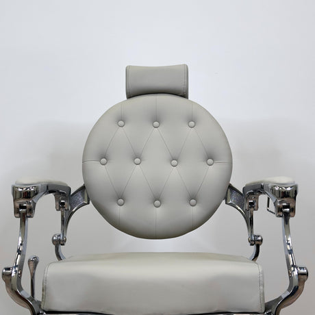 Santana Silver Barber Chair