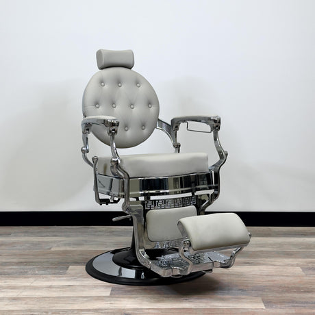 Santana Silver Barber Chair