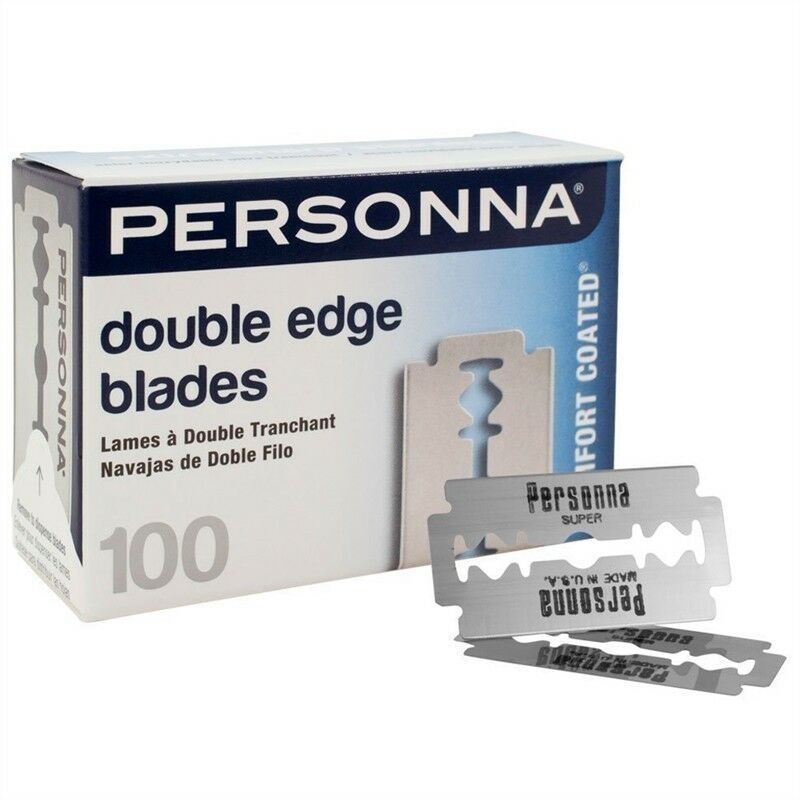 Personna Double Edge Stainless Steel Blades - 100 CT