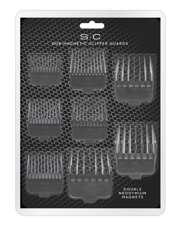 S|C Double Magnetic Guards - Black – Empire Barber Supply